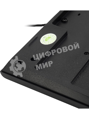 Комплект клавиатура+мышь Oklick 630M проводной, USB, 1600 DPI, чёрный