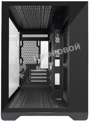 Компьютерный корпус 1STPLAYER MEGAVIEW MV6-T Black/mATX/MV6-TP-BK