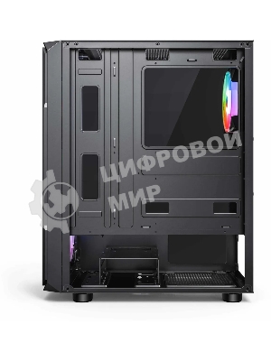 Компьютерный корпус Accord 3338 черный без БП ATX 1xUSB2.0 1xUSB3.0 1xUSB3.1 audio bott PSU