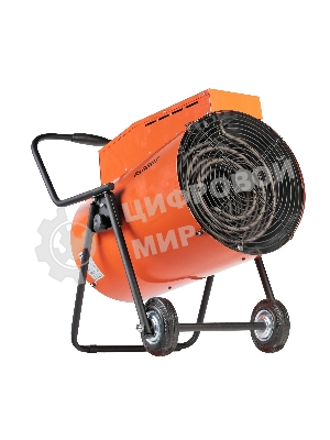 Тепловентилятор электрический Patriot PT-R 30, оранжевый/черный, 30 кВт, 270 м2, 380В, терморегулятор