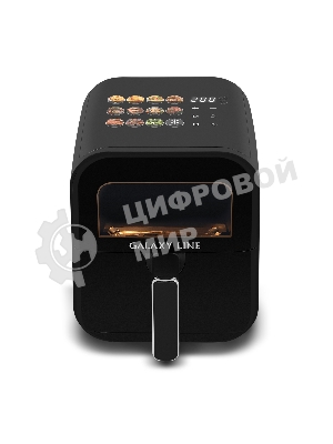 Аэрогриль Galaxy Line GL2532 черный, 1800 Вт, 4.5 л, сенсор, 11 программ
