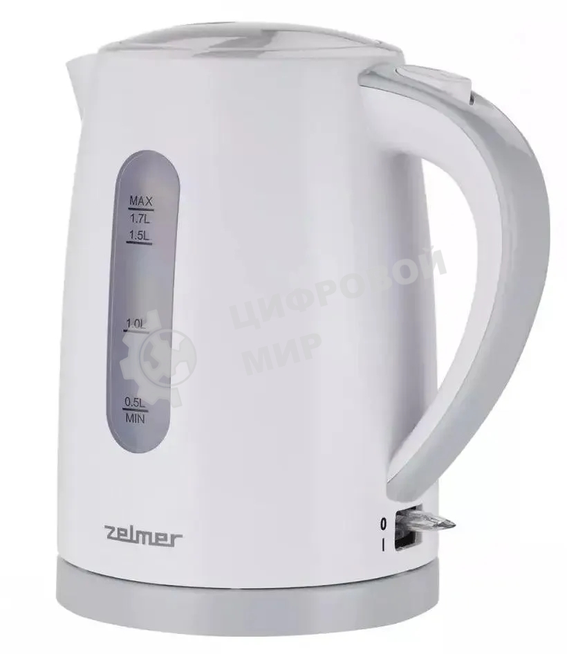 Чайник электрический Zelmer ZCK7616S белый/серый