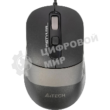 Мышь проводная A4Tech Fstyler FM10 черный/серый, 1600 dpi, USB, кнопки - 4