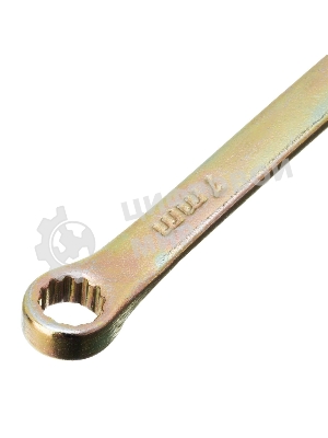 Ключ комбинированный Сибртех 7 мм, желтый цинк 14973