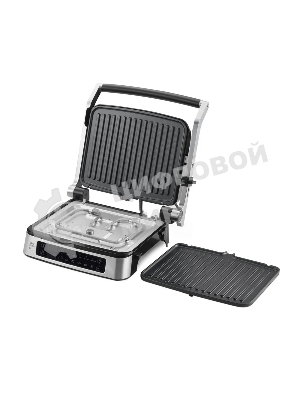 Гриль электрический BQ GR1008 Metallic Gray. Мощность:2200 Вт, Съемные пластины, Сенсорное управление, Две съемные пластины из литого алюминия с антипригарным покрытием, 5 автоматических режимов и возможнсть индивидуальной настройки, Крышка прибора открывается на 180 градусов, увеличивая рабочую поверхность в 2 раза для приготовления блюд барбекю, Регулировка высоты верхней пластины в зависимости от толщины продукта