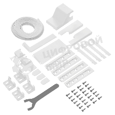 Встраиваемый холодильник Maunfeld MBF193SLFWGR Inverter белый двухкамерный 229/76 л морозилка снизу