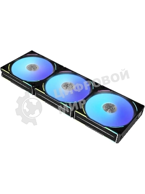 Комплект вентиляторов для корпуса Lian Li Uni Fan ALV2 (3 шт.) G99.12ALV23B.00 черный, 120 мм, 2000rpm 28.7Db, 4-pin