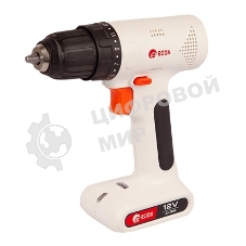 Дрель-шуруповерт Edon OAF12-MAD, 12 В, 1,5 Ач, 18 Нм, щеточный