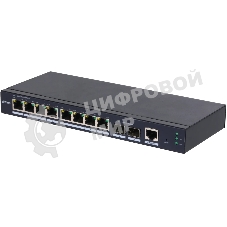 Коммутатор Dahua 10-Port Managed Gigabit Non-PoE Switch, Metal case 