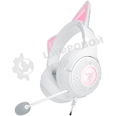 Гарнитура Razer Kraken Kitty V2 Белый, проводная, USB, подсветка