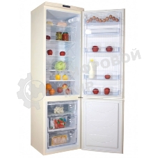 Холодильник DON R-295 BE бежевый мрамор двухкамерный 259/101л морозилка снизу