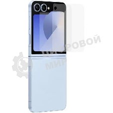 Защитная пленка для экрана Samsung прозрачный для Samsung Galaxy Z Flip6 прозрачный 2шт. (EF-UF741CTEGRU)