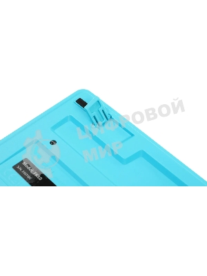 Клавиатура проводная A4Tech Fstyler FK10, USB, черный/синий