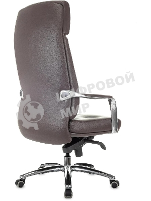 Кресло Бюрократ DAO/BROWN коричневый, кожа