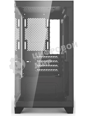 Компьютерный корпус Bloody BD-CC103 черный без БП mATX 7x120мм 1xUSB 2.0 1xUSB 3.0 audio bott PSU