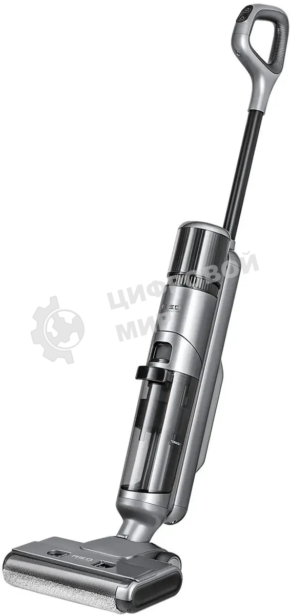 Пылесос вертикальный моющий Red Solution W3500 серый, питание от аккумулятора, 150 Вт, уборка влажная/сбор жидкости/сухая, пылесборник 0.65 л