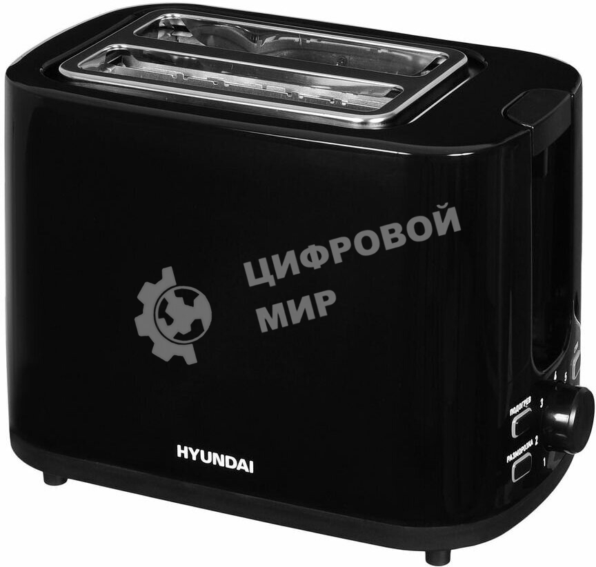 Тостер Hyundai HYT-3501 900 Вт, черный