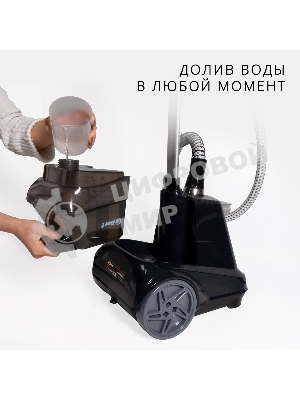 Отпариватель Bort Comfort + Black Edition черный, 2350 Вт, 70 г/мин, 3000 мл
