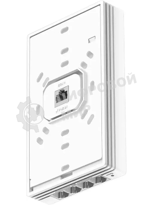 Точка доступа Wi-Fi Cudy AX3000 Gigabit Wall-Plate Wi-Fi 6 Access Point AX3000 Dual Band Wi-Fi 6 Wall Plate Access Point, Chipset MT7981+MT7531AE+MT7976CN, 802.11ax/ac/a/b/g/n, 2402Mbps at 5GHz + 574Mbps at 2.4GHz, 1 x Gigabit PoE-IN Port, 802.3af/at, 4 x Gigabit RJ45 ports, LAN1 support PoE Out, Cudy Mesh Support