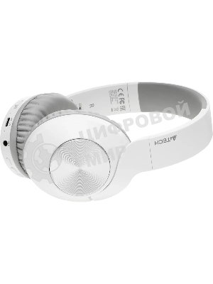 Гарнитура A4Tech 2Drumtek BH300 серебристый, беспроводная + проводная, Bluetooth, до 35 ч