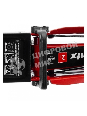 Домкрат гидравлический подкатной MTX, 2т, 135-320 мм, в пласт. кейсе 51083