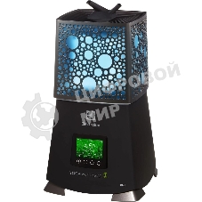 Увлажнитель воздуха Electrolux EHU-3910D черный, 65 м², 9.4 л, ионизация, гигростат