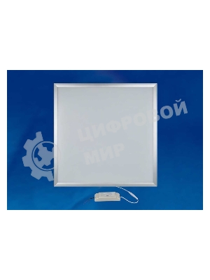 Светильник светодиодный потолочный встраиваемый Uniel Effective, белый свет 4000K, корпус серебристый, в комплекте с и/п