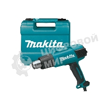 Фен Makita HG 6031 VK 1800Вт 250-500л/мин с регулировкой, с насадками, кейс