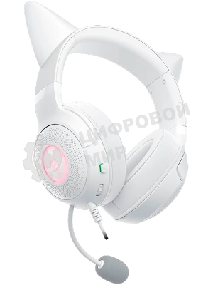 Гарнитура Razer Kraken Kitty V2 Белый, проводная, USB, подсветка