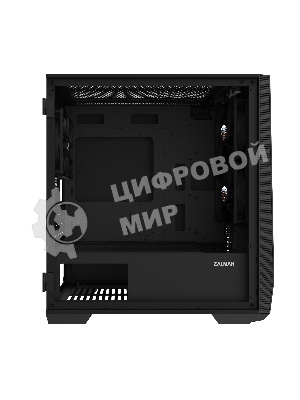 Компьютерный корпус ZALMAN Z1 ICEBERG, MicroATX, черный, WINDOW, 2xCOMBO (3.5