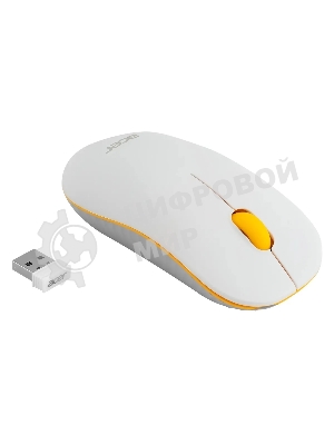 Мышь беспроводная Acer OMR200 желтый, 1200 dpi, радиоканал, USB, кнопки - 3