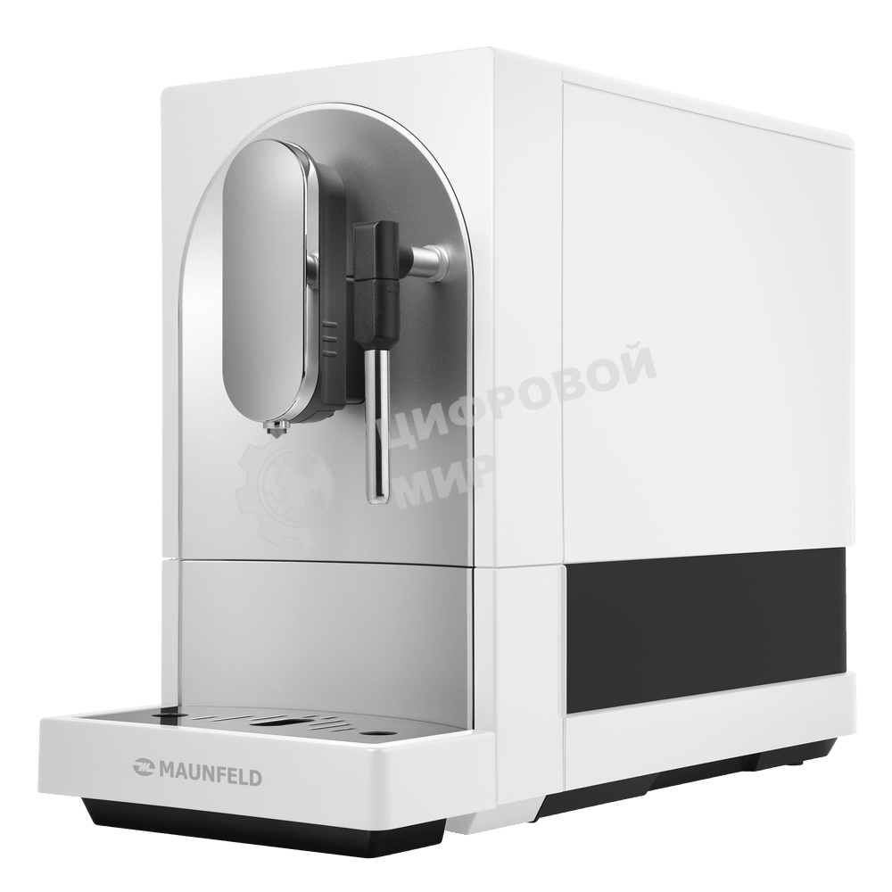 Кофемашина автоматическая Maunfeld MF-A7021WH белый, исп. кофе - зерна, 1.1 л, 1470 Вт, 19 бар