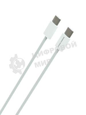 Кабель MORE CHOICE (4620202550385) K77a нейлон USB 3.0A PD 100W для Type-C Type-C 1 м белый