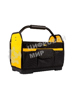 Сумка для инструментов каркасная с жестким пластиковым дном Deli DL586111 7 карманов, без плечевого ремня, ткань Оксфорд 600D