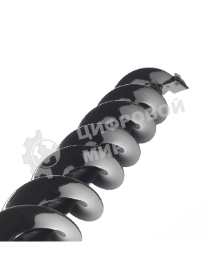 Шнек двухзаходный PATRIOT D 80B для грунта к бензобуру со сменными лезвиями, диаметр 80мм 742004453