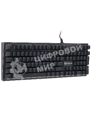 Клавиатура проводная A4Tech B760 механическая черный/серый USB Gamer LED