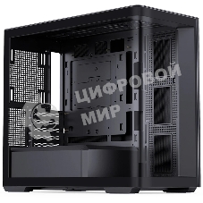 Корпус без блока питания Корпус JONSBO D300 Black MATX без БП, боковая панель из закаленного стекла, mini-ITX, micro-ATX, черный