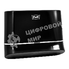 Диспенсер бумажных полотенец Puff 5135Bl, черный, с замком, ABS-пластик