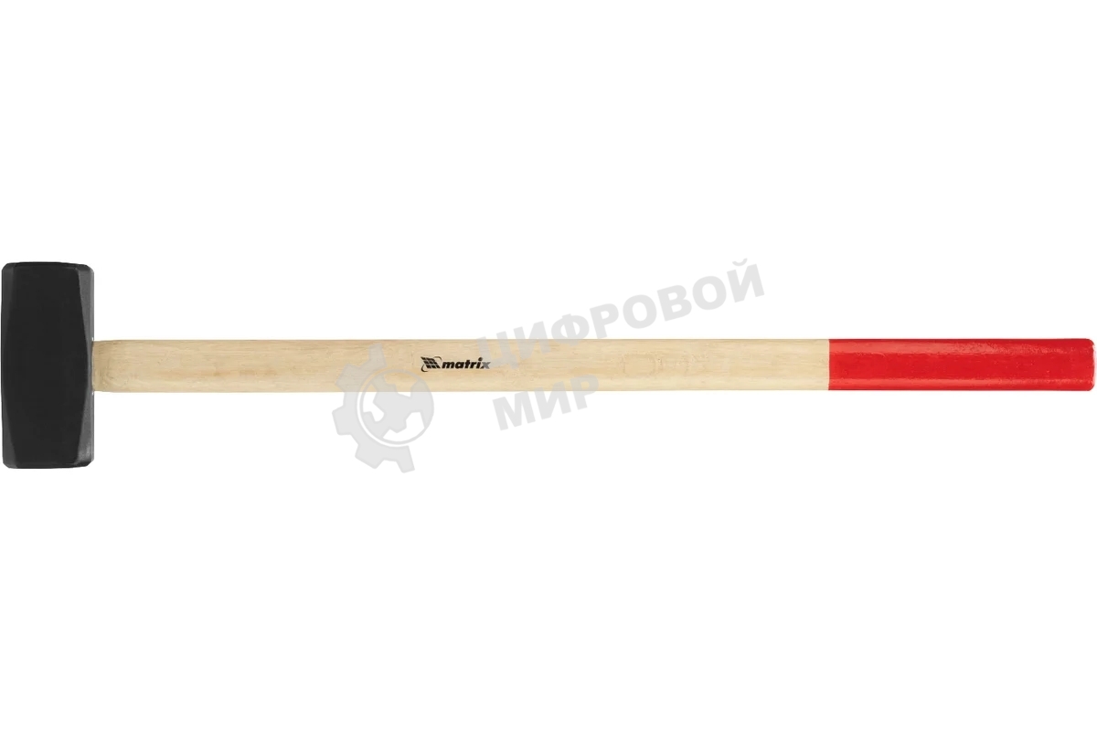 Кувалда Matrix 11036 6000 г, кованая головка, деревянная рукоятка 900 мм