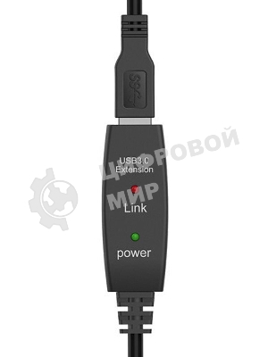 Кабель-адаптер USB3.0-repeater Aopen, удлинительный активный Am-->Af 5м QUST/qust ACU827A-5M