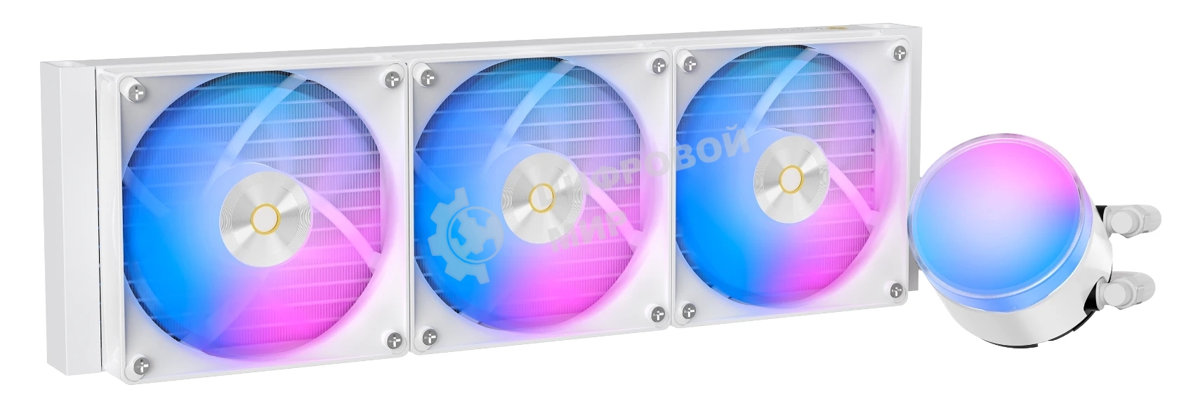 Система охлаждения Ocypus Delta L36 WH ARGB V2 White 300W/All Intel/AMD AM*/Screws