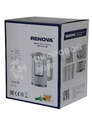 Чайник электрический Renova KT17G-11W