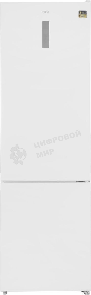 Холодильник Centek CT-1723 белый двухкамерный 254/85 л морозилка снизу, No Frost