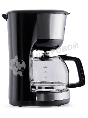 Кофеварка капельная Domfy metal DSM-CM301 1000Вт черный/серебристый