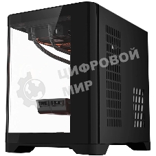 Компьютерный корпус 1STPLAYER UVIEW UV5 Black/mATX/UV5-BK
