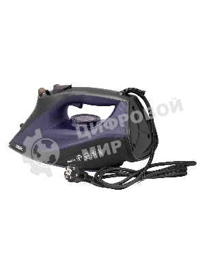 Утюг BBK ISE-2413 (B/V) черный/фиолетовый, 2400 Вт, 40 г/мин, 140 г/мин, 450 мл