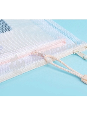 Папка на молнии ZIP Deli Colorful EF281 A5 ПВХ 0.23мм, ассорти, цвет молнии ассорти