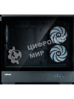 Компьютерный корпус ZALMAN P30 V2, MATX, черный, WINDOW, 2x3.5