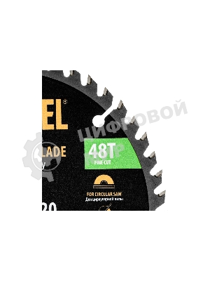 Пильный диск по дереву Denzel ф160х 20 мм, 48 зубьев