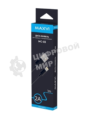Кабель Maxvi MC-03 черный